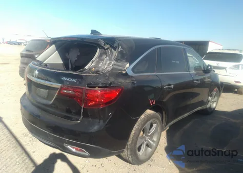 2015 Acura Mdx z USA, uszkodzony, nr VIN 5FRYD4H26FB029046